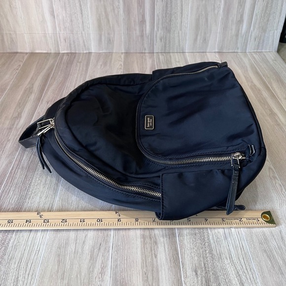 Kate Spade Black Backpack Lightweight Travel School Everyday Carryall - Picture 13 of 15